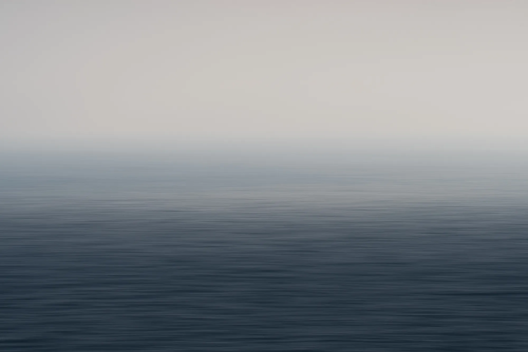 Mist, water, Pennance Point. 2020.